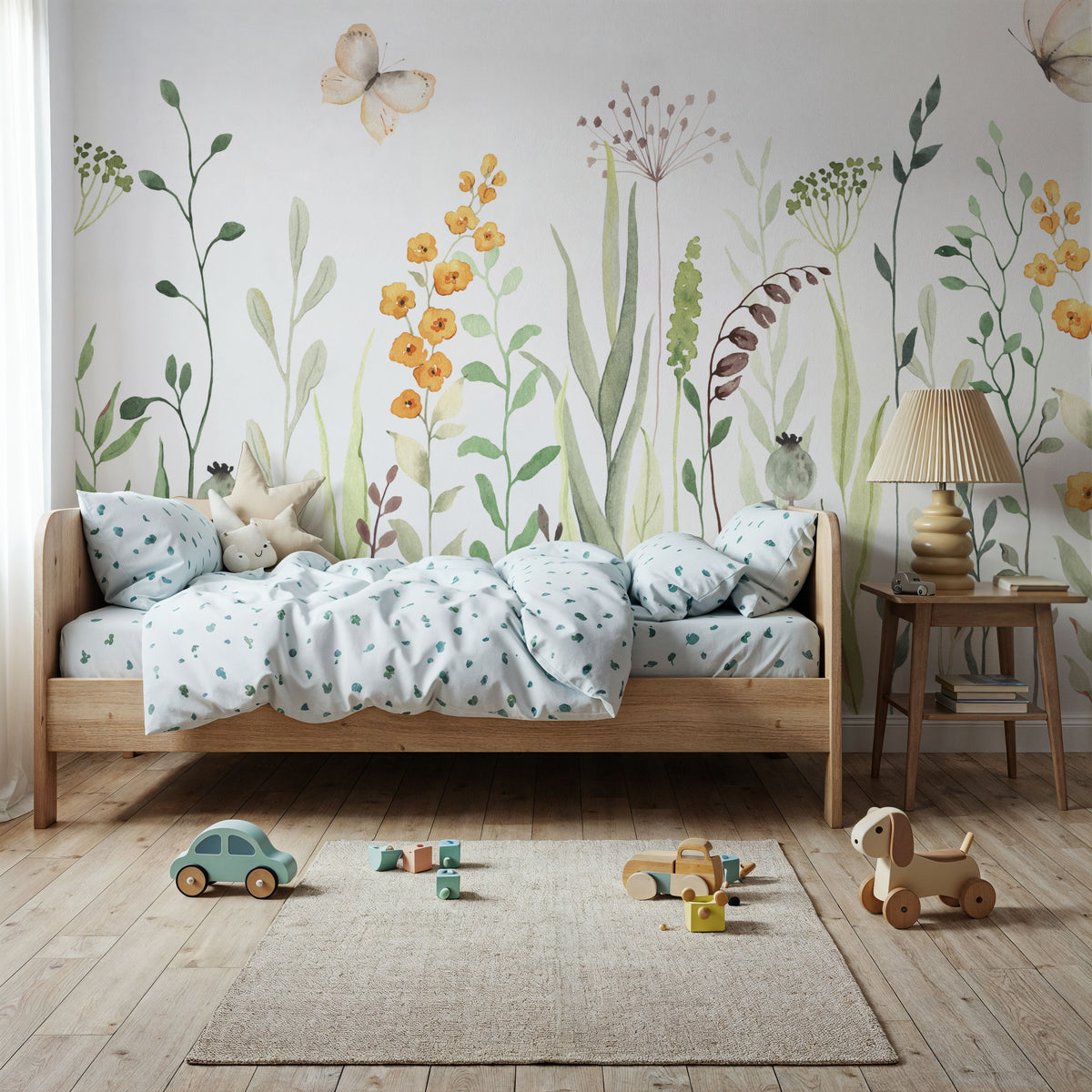 Meadow Landscape Mural Wallpaper - room preview 03