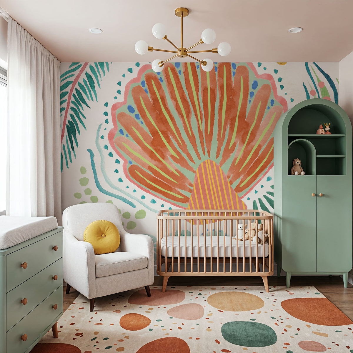 Coastline II Mural Wallpaper - room preview 03