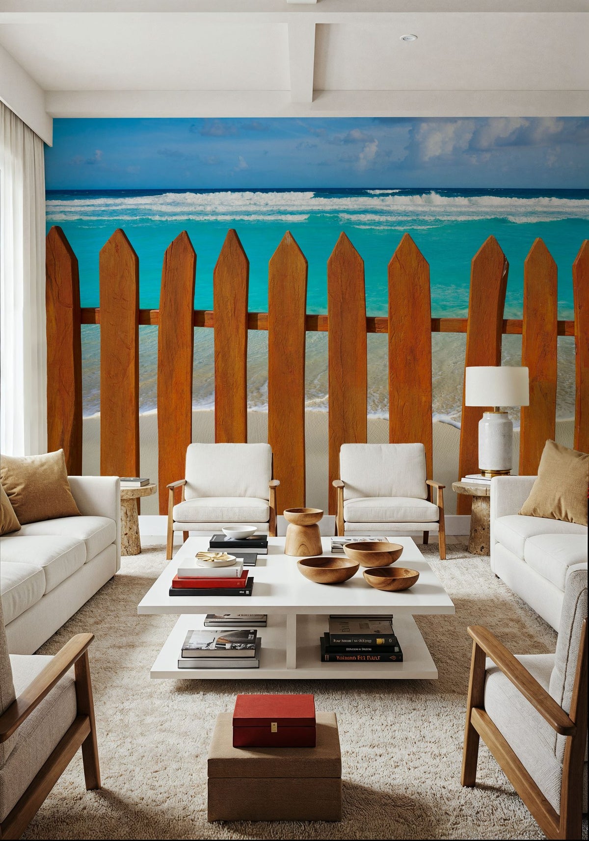 Coastal Gateway Mural Wallpaper - room preview 03