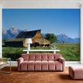 Mountain Bison Ranch Mural Wallpaper - room preview 03