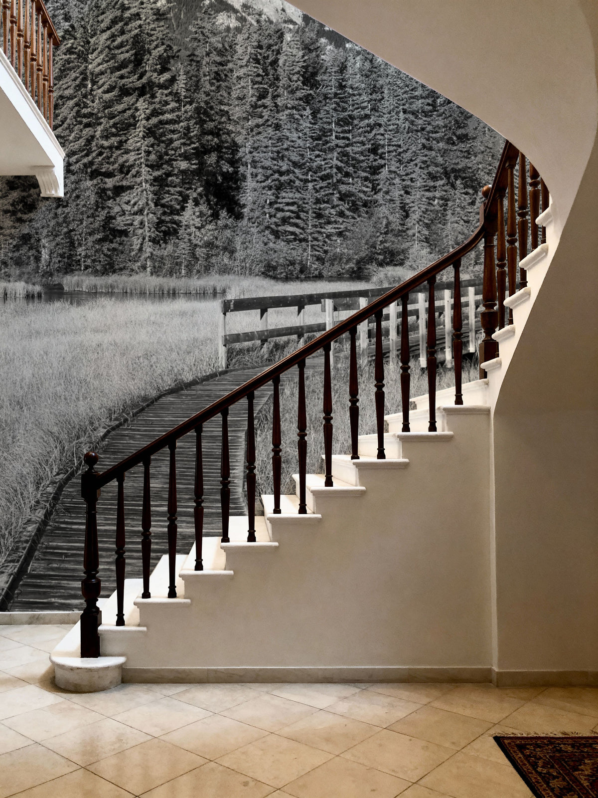 Policeman Creek Boardwalk Mural Wallpaper - room preview 03
