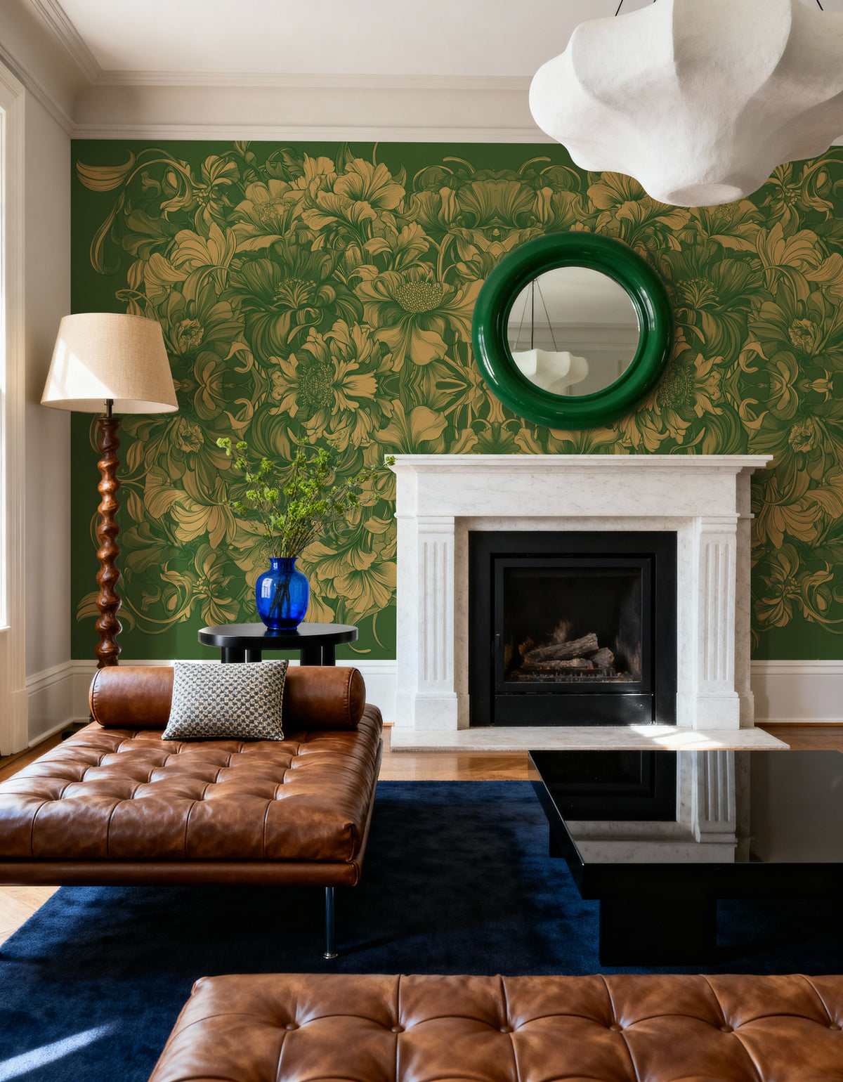 Scandi Flower Ceiling III Mural Wallpaper - room preview 03