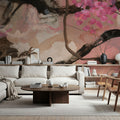 Trees and Blooms Mural Wallpaper - room preview 03