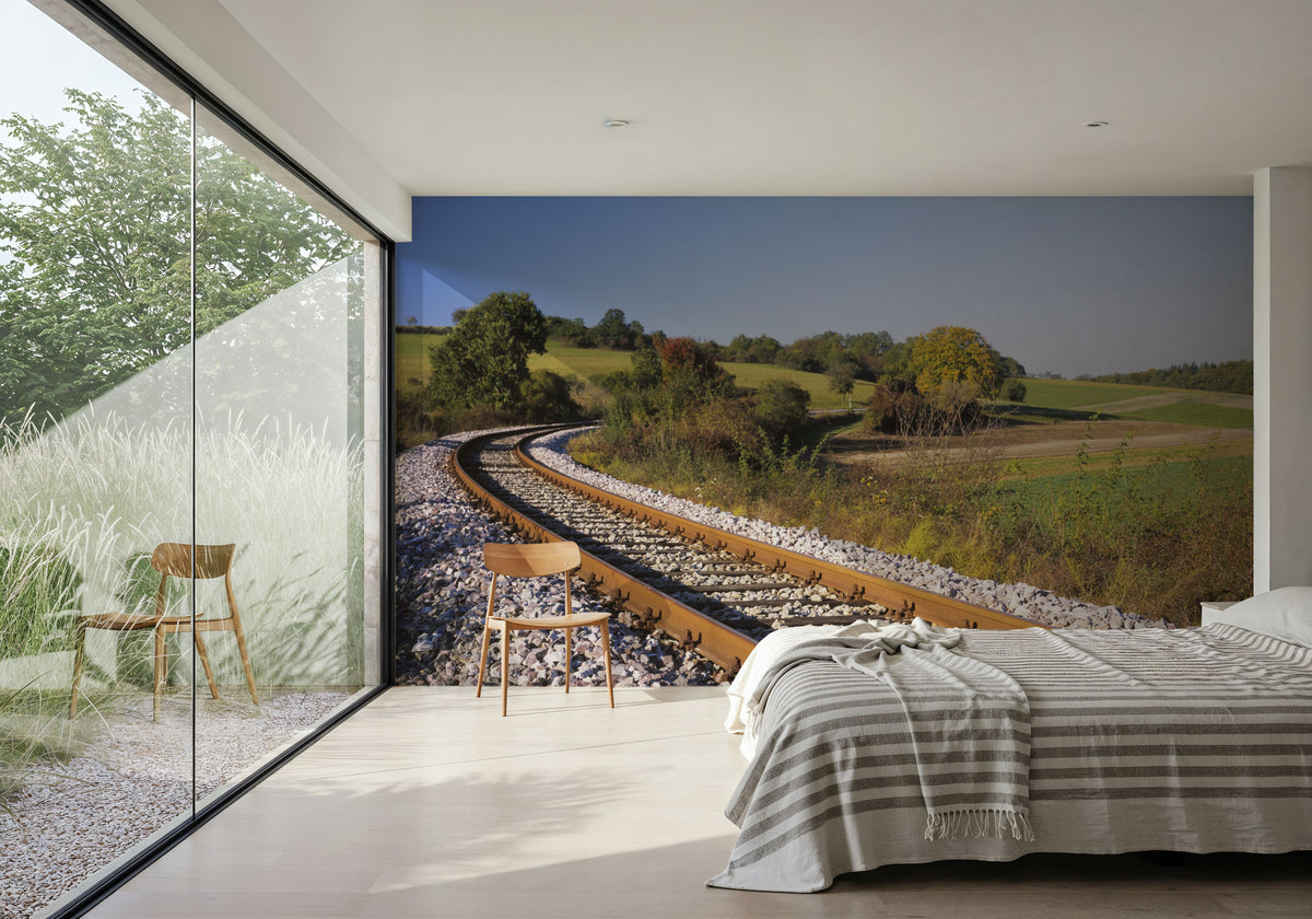 Countryside Tracks Mural Wallpaper - room preview 03