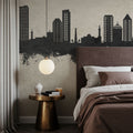 Umm Al Quwain Skyline Concrete Mural Wallpaper - room preview 03