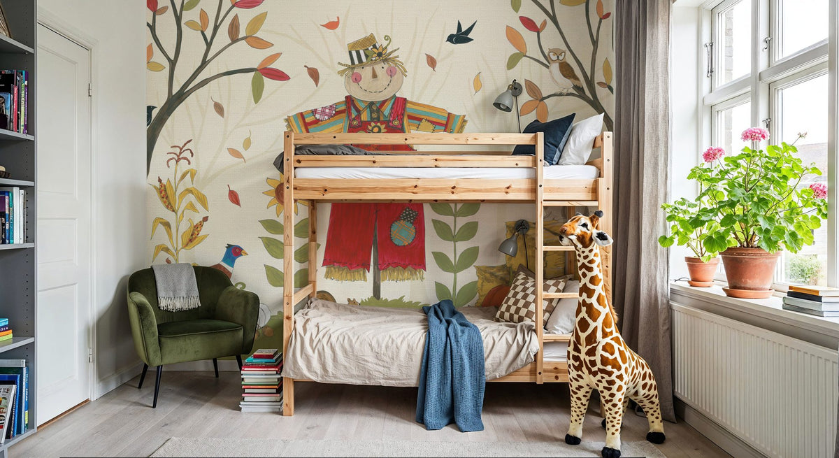 Woodland Harvest I Mural Wallpaper - room preview 03