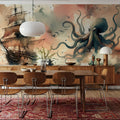 Battle with the Sea Monster Mural Wallpaper - room preview 03