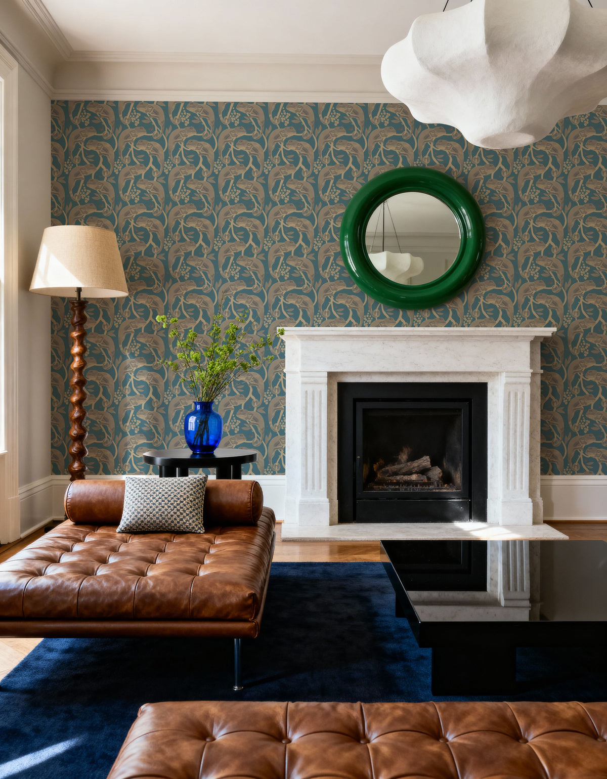 Chamelion Bronze Mural Wallpaper - room preview 03