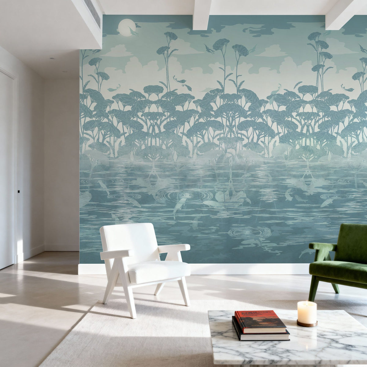 As Above So Below Sky Mural Wallpaper - room preview 03