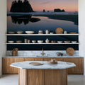 Tidal Pool Sunsets Mural Wallpaper - room preview 03