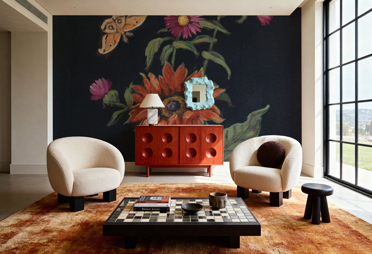 Botanical Beauty II Jewel Mural Wallpaper - room preview 03