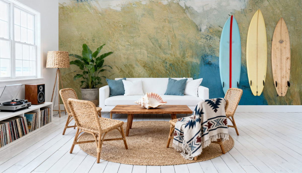 Glimpse of the Shore Mural Wallpaper - room preview 03