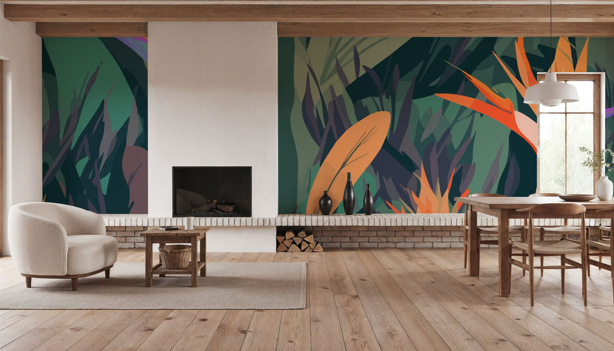 Hawaii Blossom Mural Wallpaper - room preview 03
