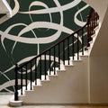 Beige Circles Mural Wallpaper - room preview 03