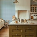 Bamboo Stripes, Sky Mural Wallpaper - room preview 03