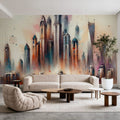 Dubai's Dreamlike Horizon Mural Wallpaper - room preview 03