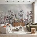 Iris Field Fall Mural Wallpaper - room preview 03