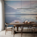 Bay Clouds Reflections Mural Wallpaper - room preview 03