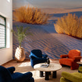 Golden Dune Shadows Mural Wallpaper - room preview 03