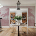 Mediterranean Pine Landscape, Dusty Pink Mural Wallpaper - room preview 03