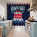Stars and Stripes Freedom Ring Mural Wallpaper - room preview 03