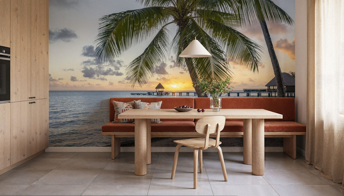 Rangiroa Sunset Mural Wallpaper - room preview 03