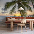 Rangiroa Sunset Mural Wallpaper - room preview 03