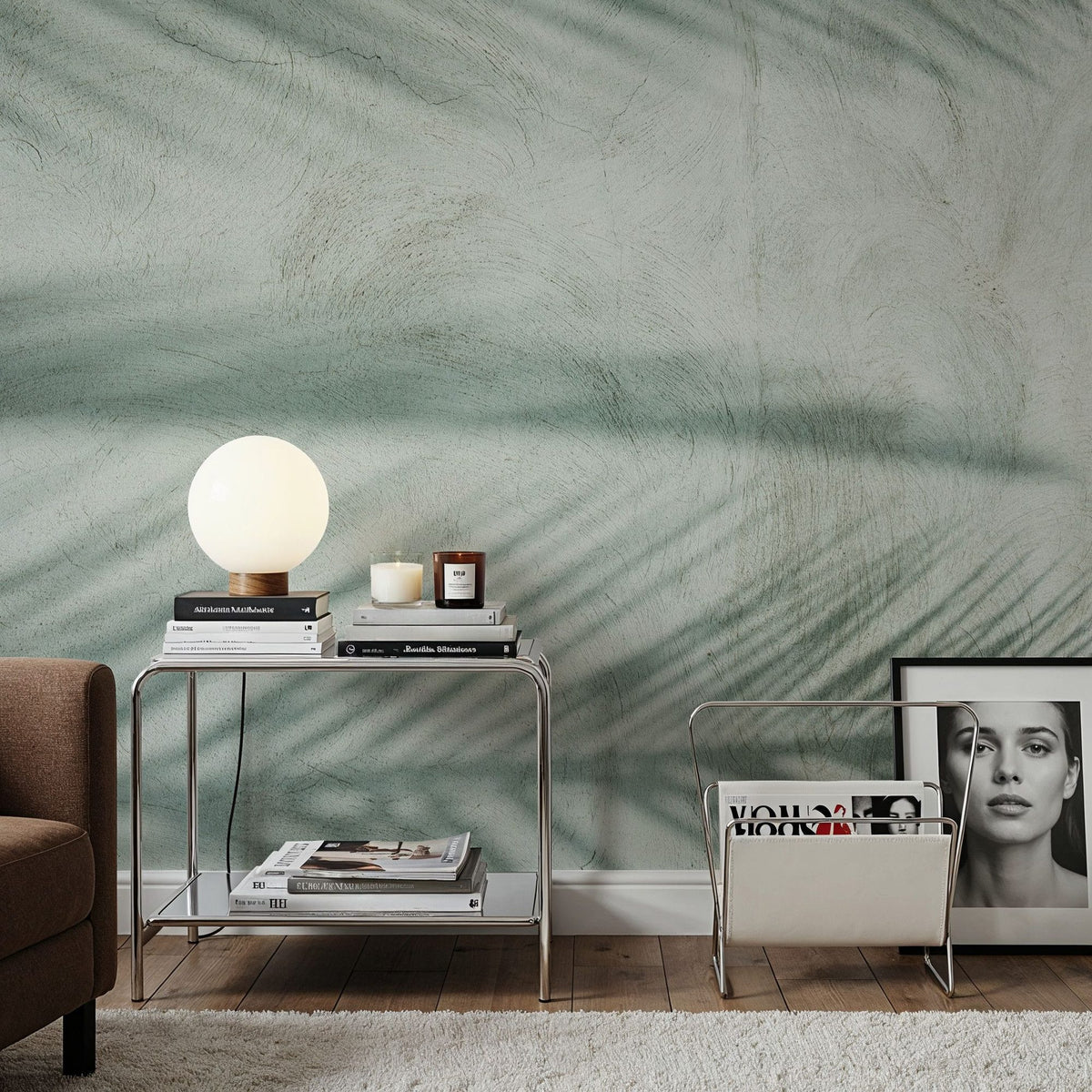 Palm Shadow II Mural Wallpaper - room preview 03