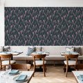 Purple Chain Tree Mural Wallpaper - room preview 03