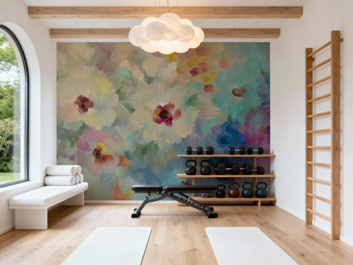 Floral Extravaganza Mural Wallpaper - room preview 03