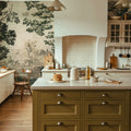 Enchanted Grove Tapestry, Greens Mural Wallpaper - room preview 03