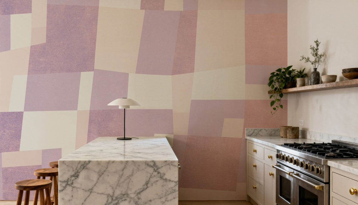 Abstract Fields, Smoothie Berries Mural Wallpaper - room preview 06