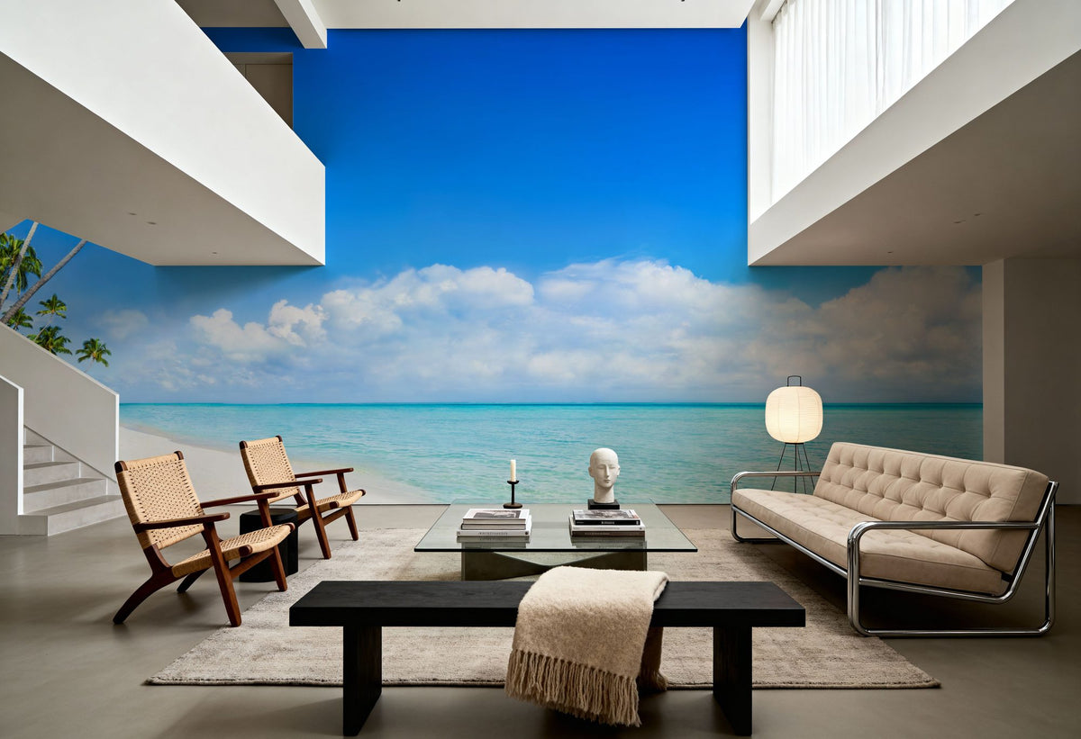 Tropical Beach, Bora Bora Mural Wallpaper - room preview 03