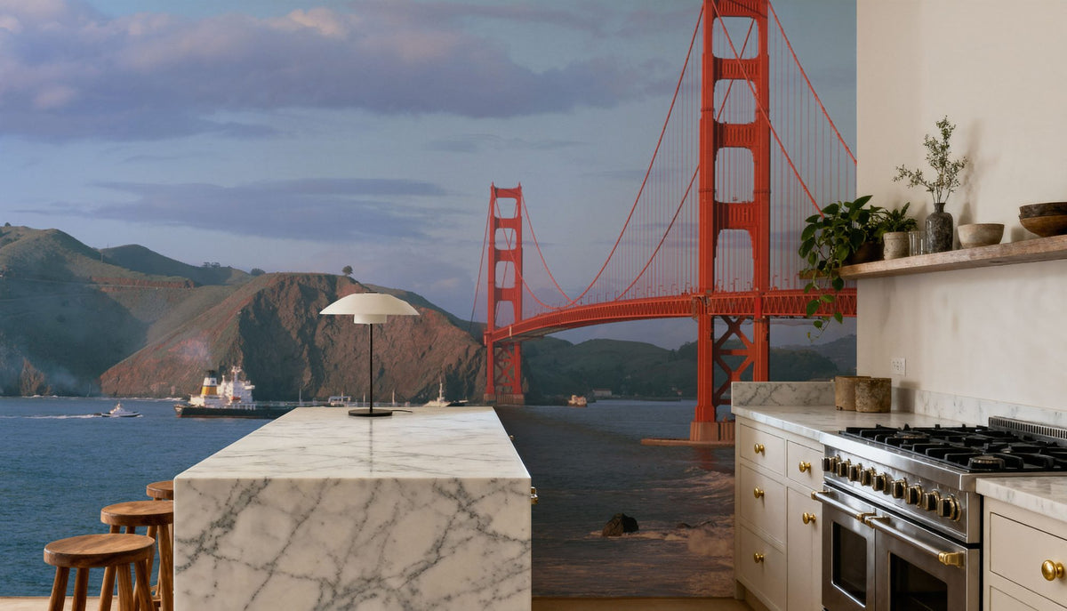 Bay Area Icon Mural Wallpaper - room preview 03