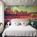 Baroque Riverfront Mural Wallpaper - room preview 03
