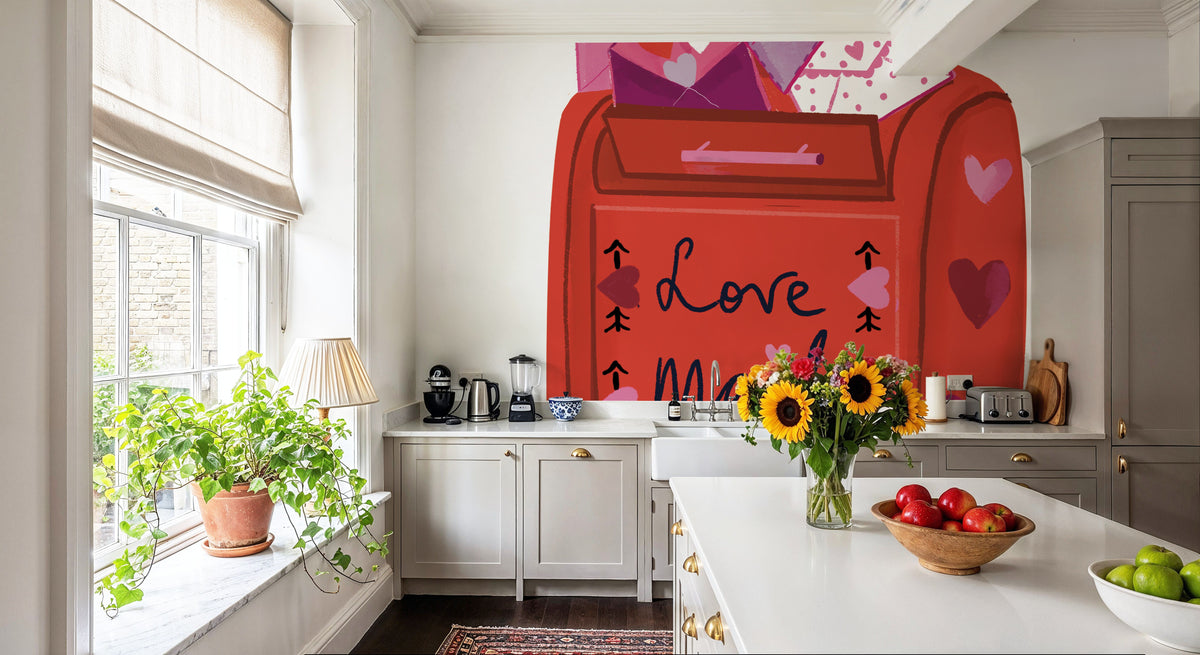 Love You III Mural Wallpaper - room preview 03