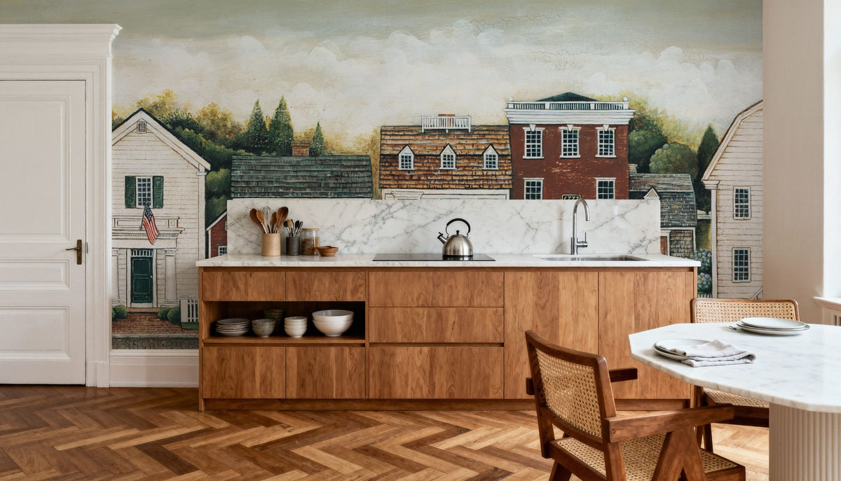 Main Street II Mural Wallpaper - room preview 03