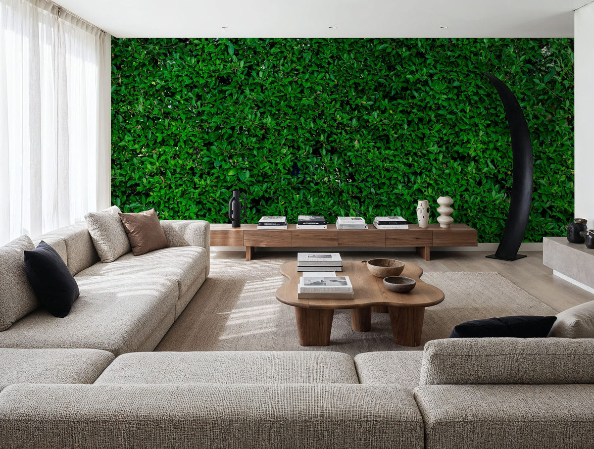 The Green Wall Mural Wallpaper - room preview 03