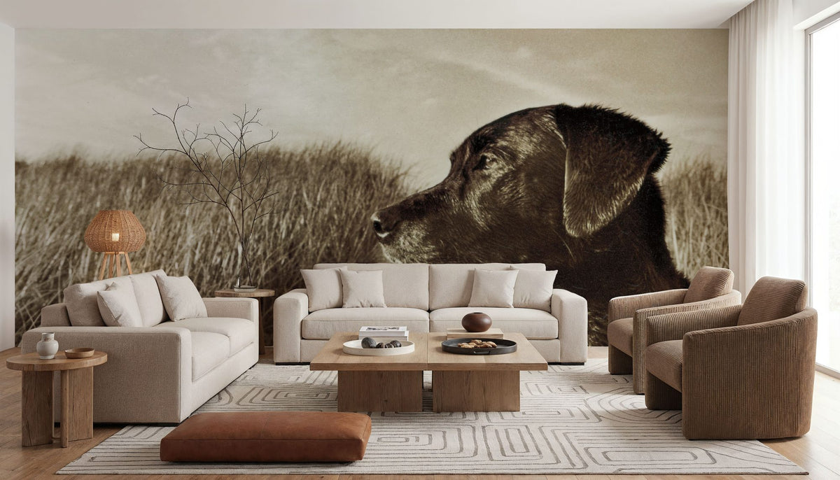 At the Labrador Beach Mural Wallpaper - room preview 03