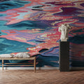 Sunset Reflections on Water Mural Wallpaper - room preview 03