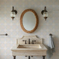 Zelij Geometric Flower Filelds Mural Wallpaper - room preview 03