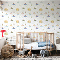 Riding My Car Mural Wallpaper - room preview 03