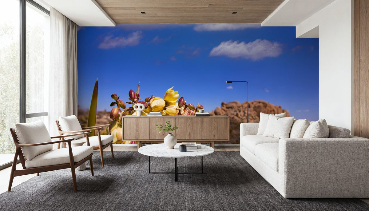Joshua Tree Blue V Mural Wallpaper - room preview 03