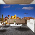 Joshua Tree Blue V Mural Wallpaper - room preview 03