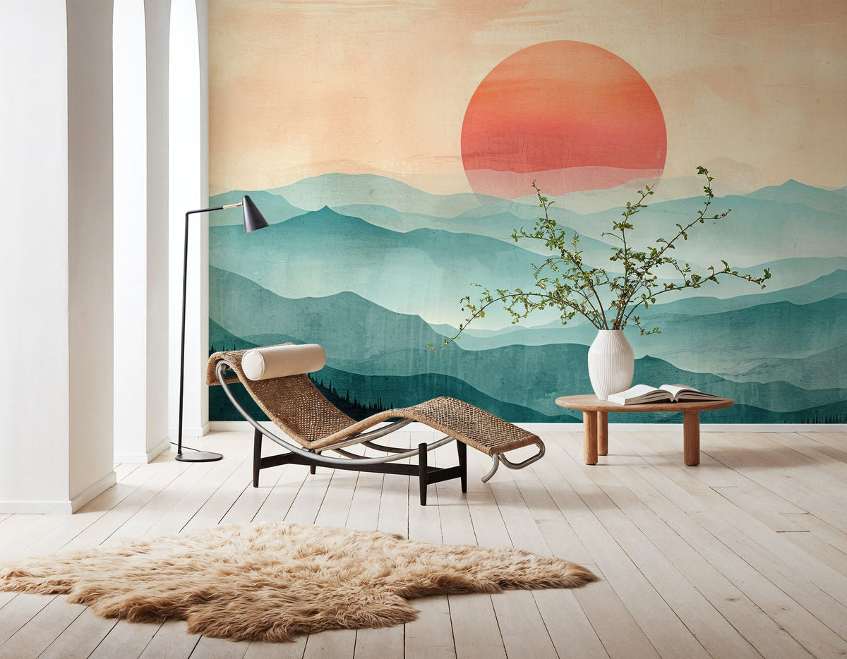 Mythical Mountains Mural Wallpaper - room preview 03