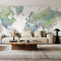 World Map Cities - Declan Mural Wallpaper - room preview 03