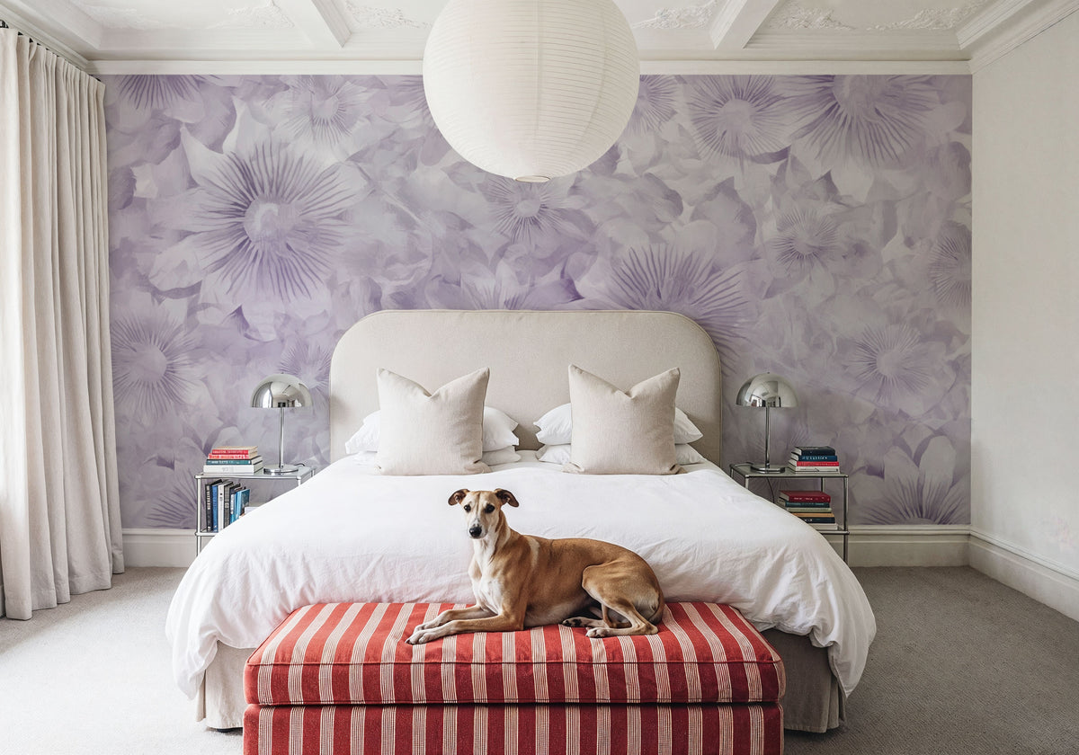 Smiling Flowers Mural Wallpaper - Edition 4 - room preview 03