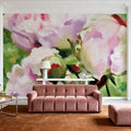 Pink Peony Mural Wallpaper - room preview 03