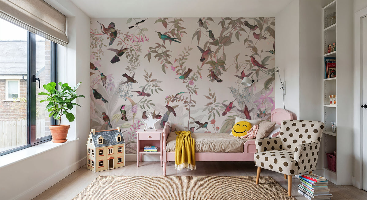 Birds Everywhere Mural Wallpaper - room preview 03