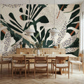 Monstera Vibes Mural Wallpaper - room preview 03